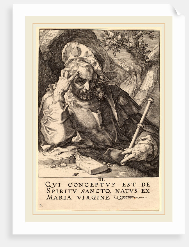 Saint James Major, probably 1589 by Hendrik Goltzius