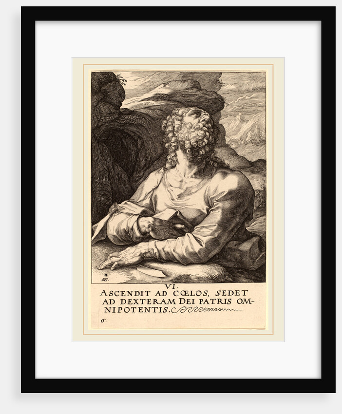 Saint Bartholomew, probably 1589 by Hendrik Goltzius