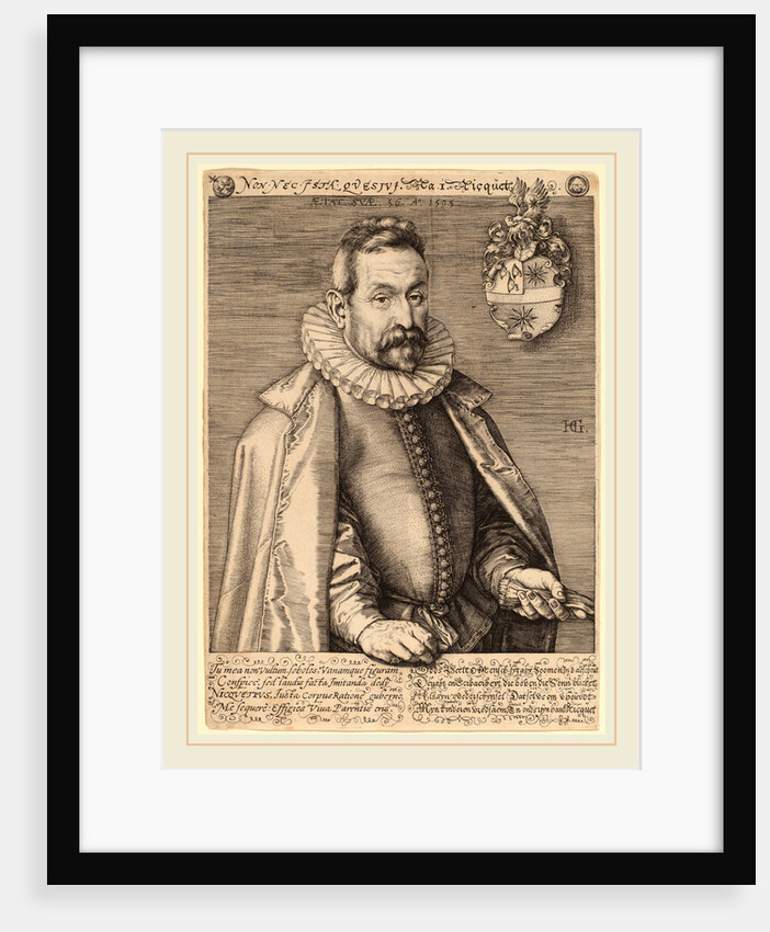 Jan Nicquet, 1595 by Hendrik Goltzius