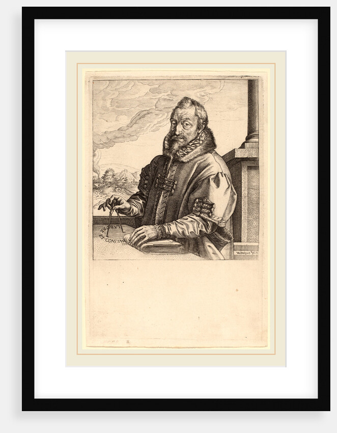 Christoph Plantin, probably c. 1583 by Hendrik Goltzius