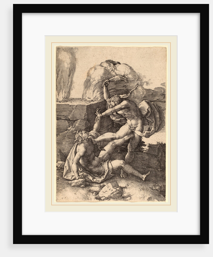 Cain Killing Abel, 1529 by Lucas van Leyden