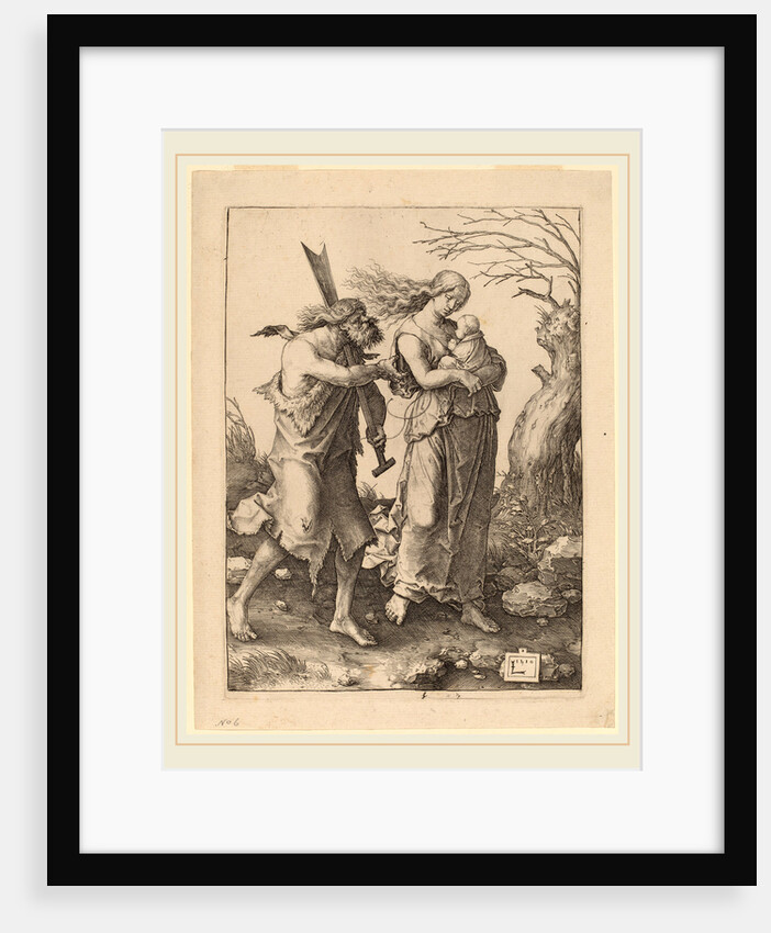 Adam and Eve after Their Expulsion from Paradise, 1510 by Lucas van Leyden