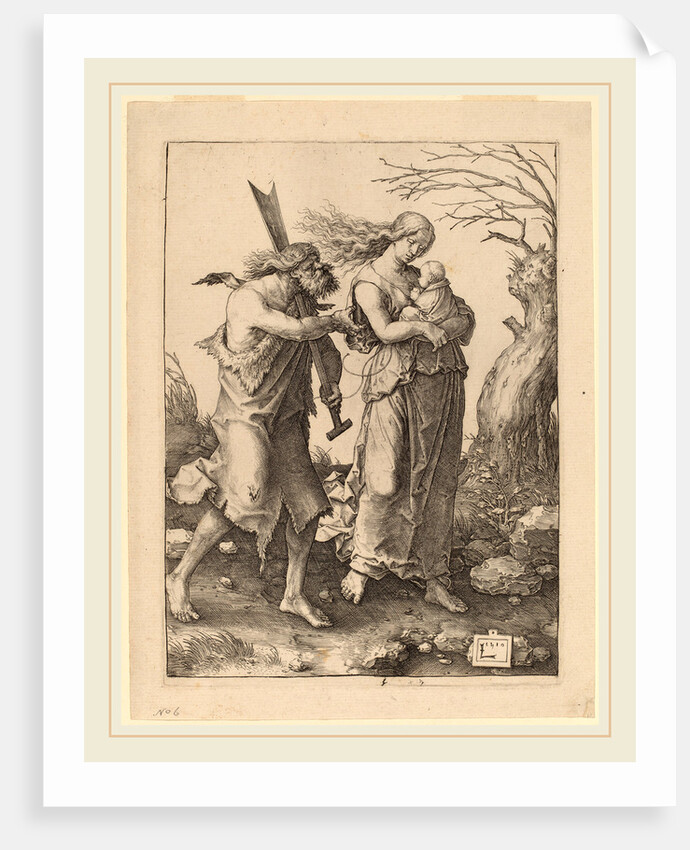 Adam and Eve after Their Expulsion from Paradise, 1510 by Lucas van Leyden