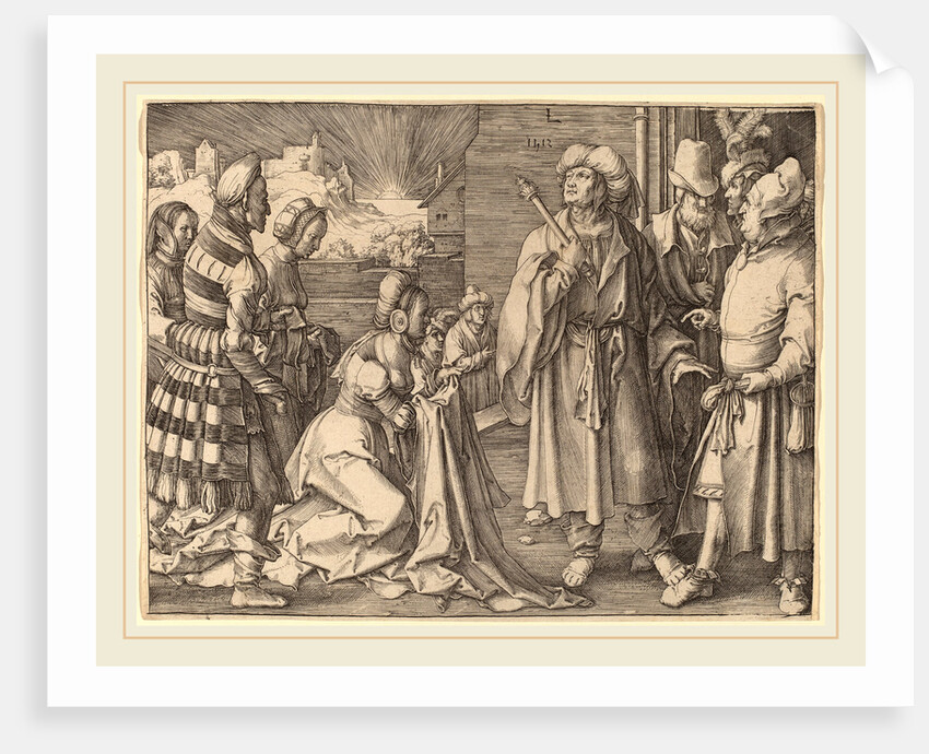Potiphar's Wife Accusing Joseph, 1512 by Lucas van Leyden
