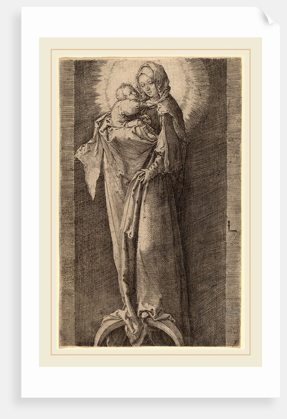 The Virgin in the Niche, c. 1518 by Lucas van Leyden