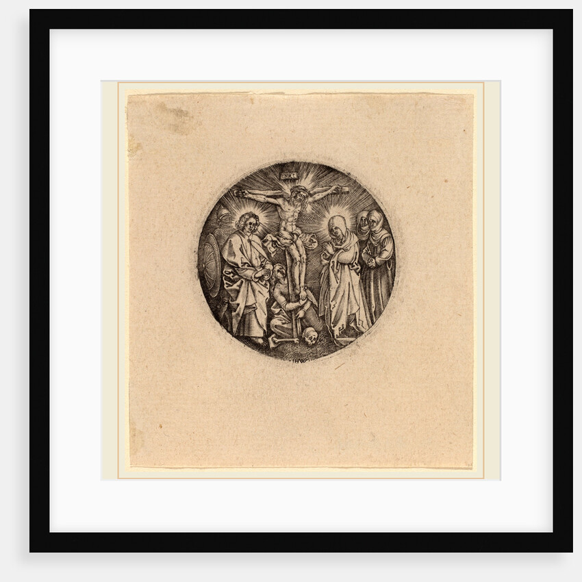 The Crucifixion called the Sword Pommel of Maxmilian by Hieronymus Wierix and Antonie Wierix