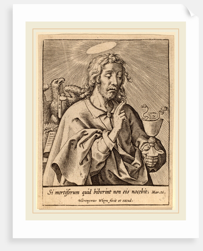 Si mortiferum quid biberint by Hieronymus Wierix