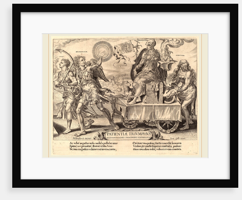 The Triumph of Patience, 1559 by Dirck Volckertz Coornhert