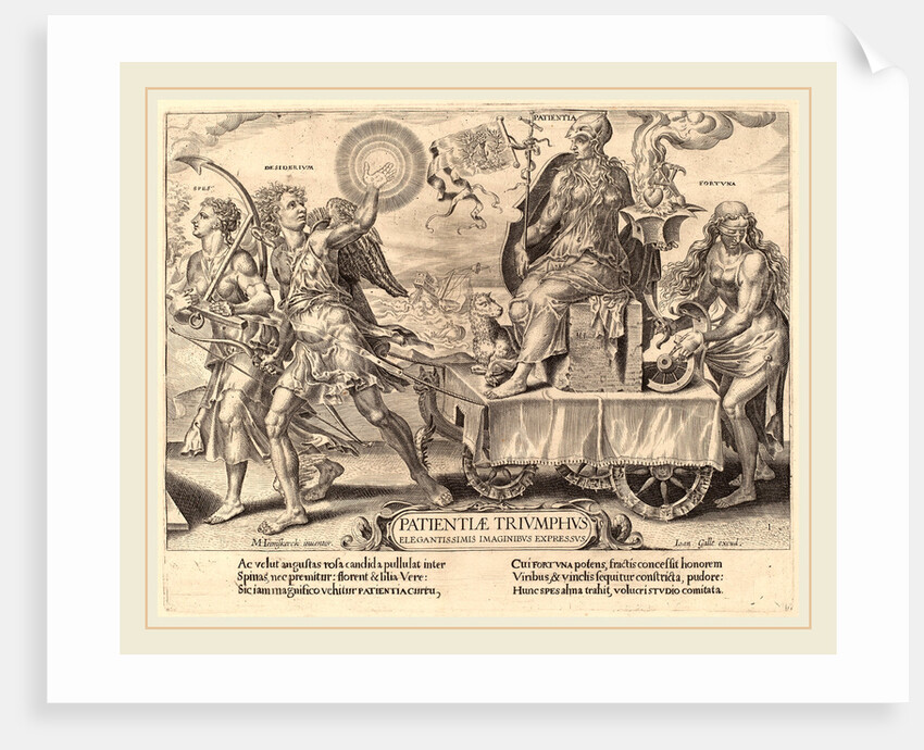 The Triumph of Patience, 1559 by Dirck Volckertz Coornhert