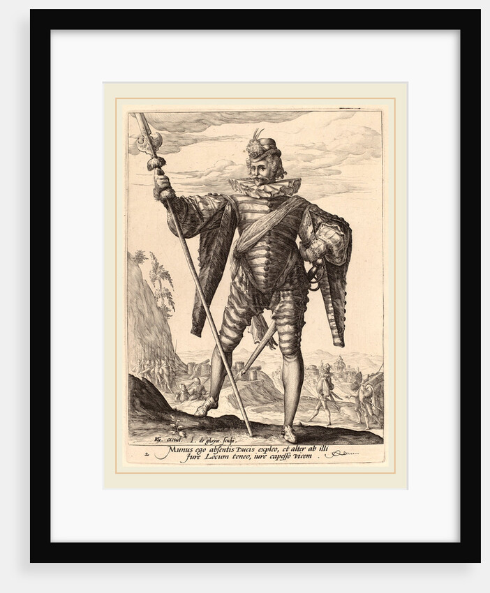 Lieutenant-Colonel, 1587 by Jacques de Gheyn II