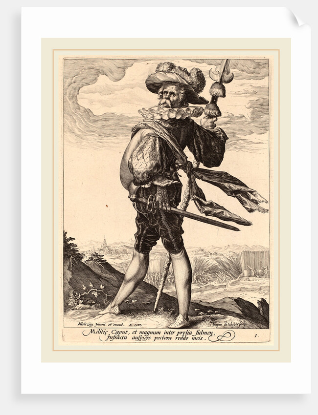 Colonel, 1587 by Jacques de Gheyn II