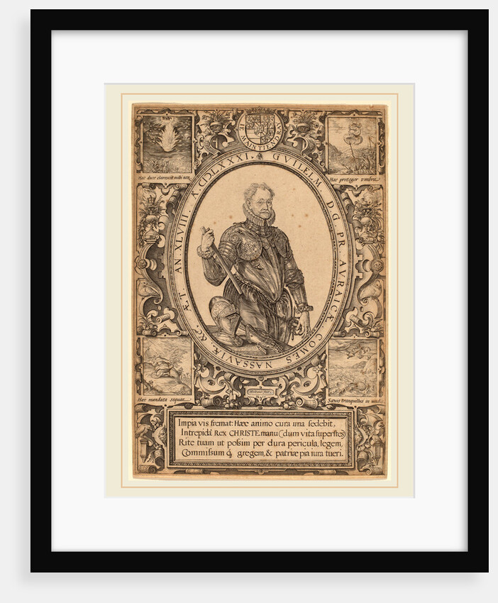 William, Prince of Nassau-Orange, 1581 by Hendrik Goltzius