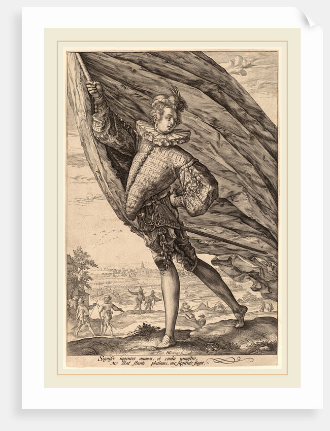 The Great Standard Bearer, 1587 by Hendrik Goltzius