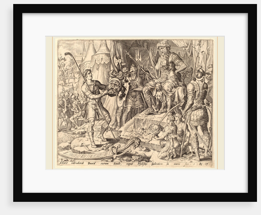 David with Goliath's Head before Saul, c.1556 by Anonymous
