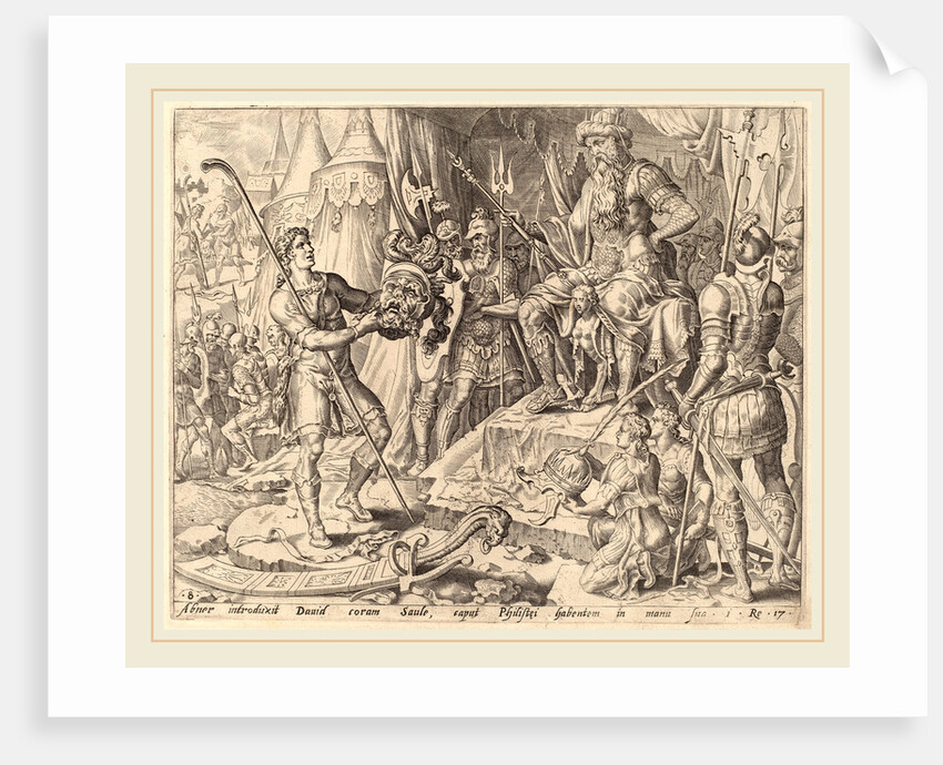 David with Goliath's Head before Saul, c.1556 by Anonymous