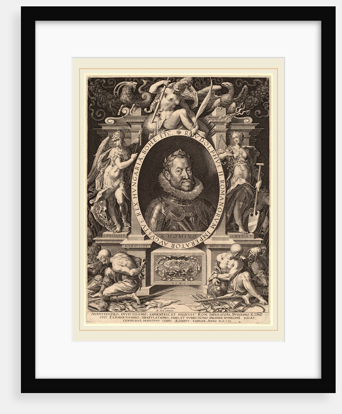 Rudolph II, 1603 by Aegidius Sadeler II