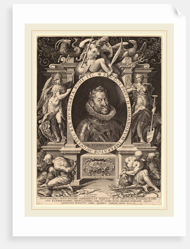 Rudolph II, 1603 by Aegidius Sadeler II