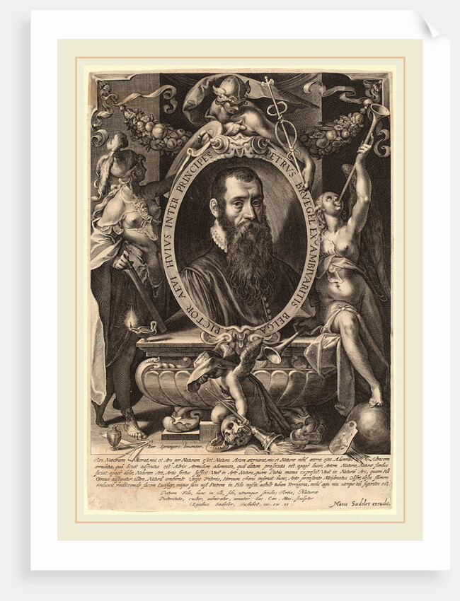 Pieter Brueghel, the Younger, 1606 by Aegidius Sadeler II