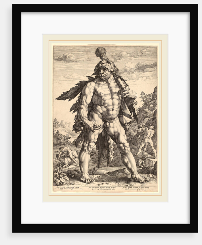 The Great Hercules, 1589 by Hendrik Goltzius