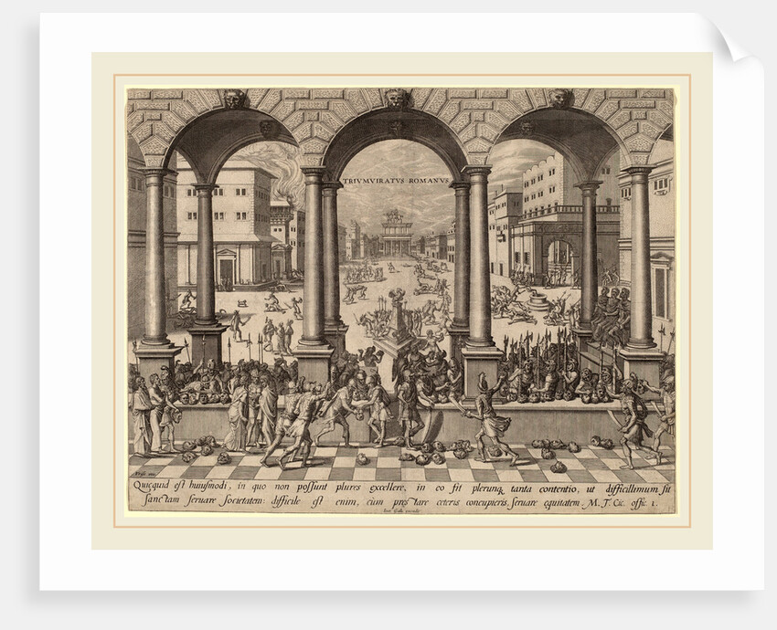 The Massacre under the Roman Triumvirate by Anonymous