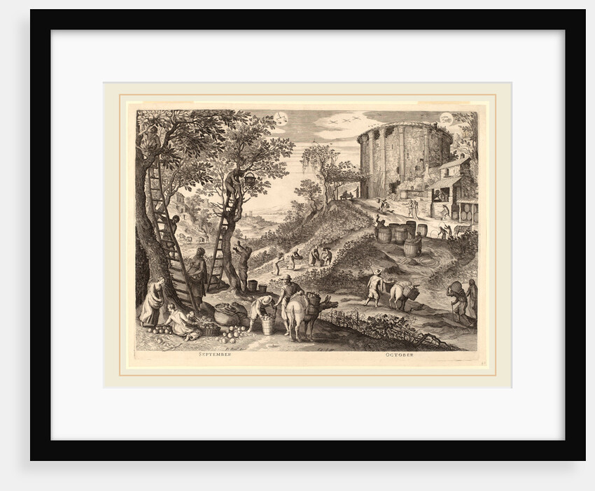 September and October, 1615 by Aegidius Sadeler II