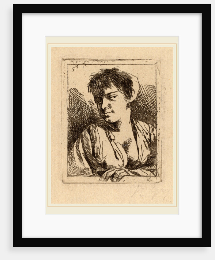 Bust of a Young Woman by Cornelis Bega
