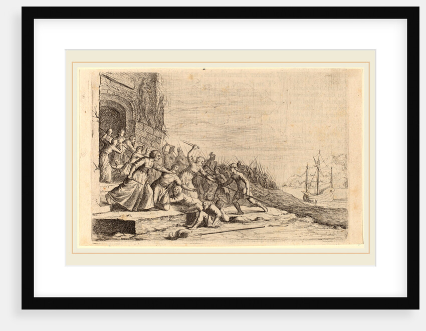 The Followers of Solon Defending the Temple of Venus, 1634 by Willem Basse