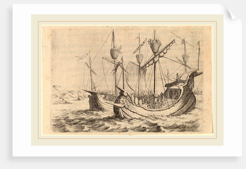Hannibal's Navy Battling the Rhodians, 1634 by Willem Basse