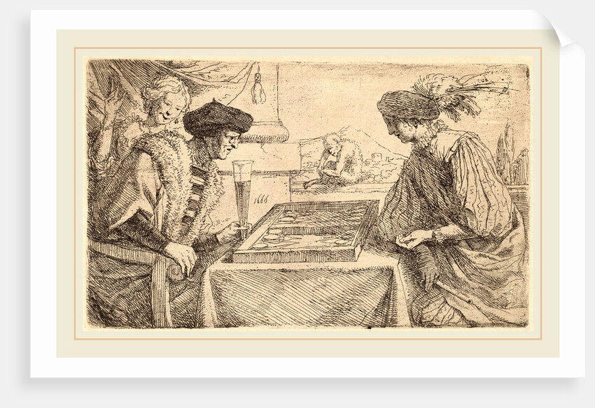 The Board Players, by Leendert van der Cooghen