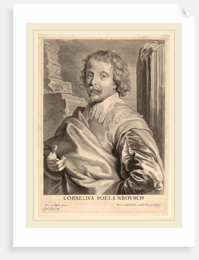 Cornelis van Poelenburgh by Paulus Pontius