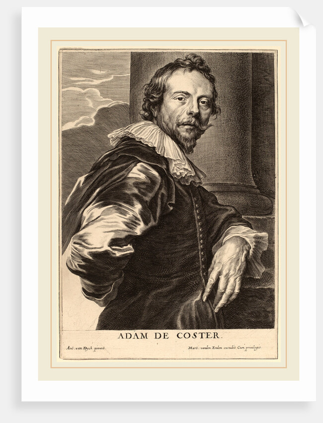 Adam de Coster by Pieter de Jode II