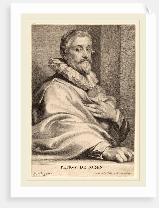 Pieter de Jode the Elder by Lucas Emil Vorsterman