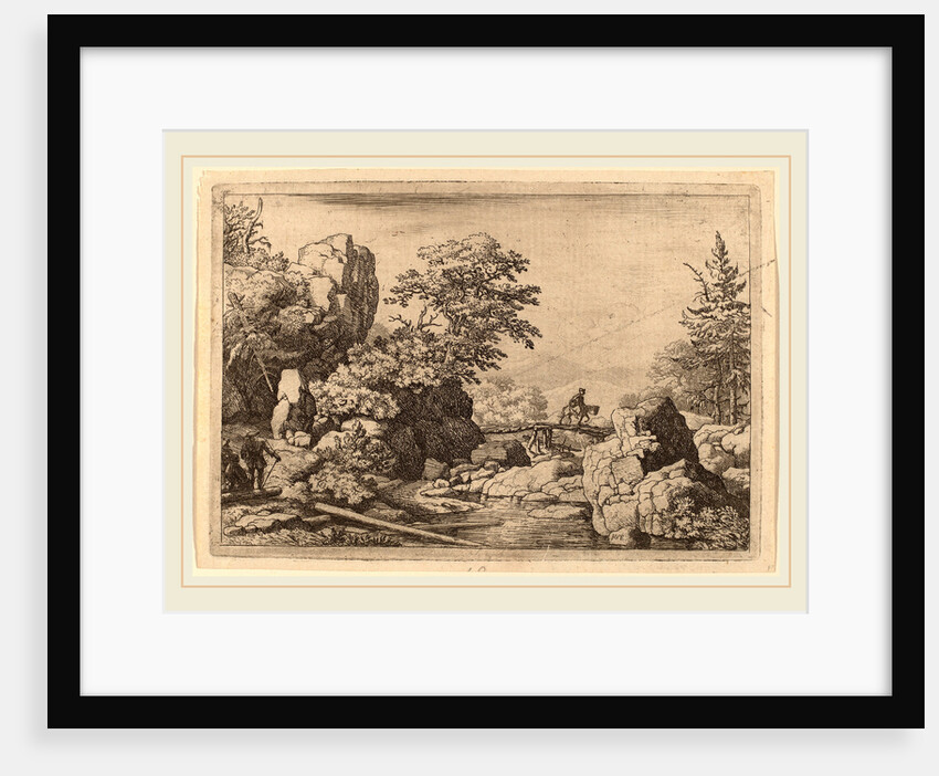 Horseman on a Bridge by Allart van Everdingen