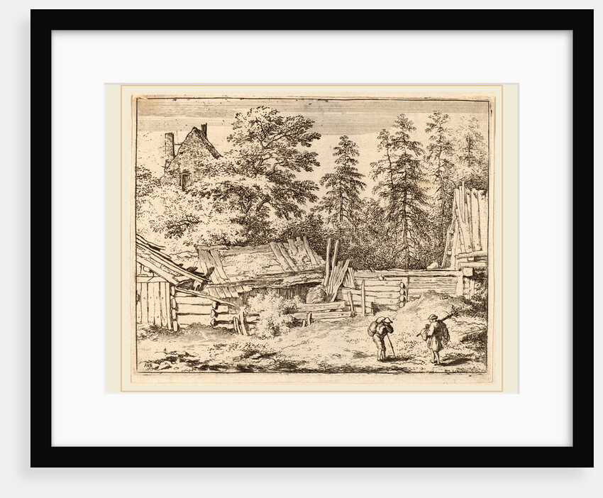 Three Cottages by Allart van Everdingen