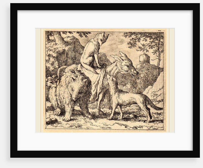 Reynard Seated Atop the Ass by Allart van Everdingen