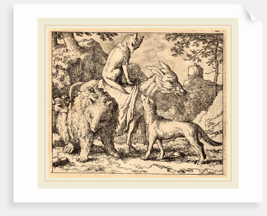 Reynard Seated Atop the Ass by Allart van Everdingen