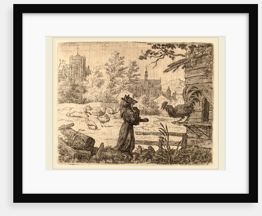 Reynard Disguised as a Monk by Allart van Everdingen