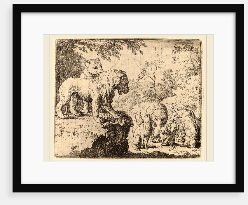 The Lion Pardons Reynard before the Other Animals by Allart van Everdingen