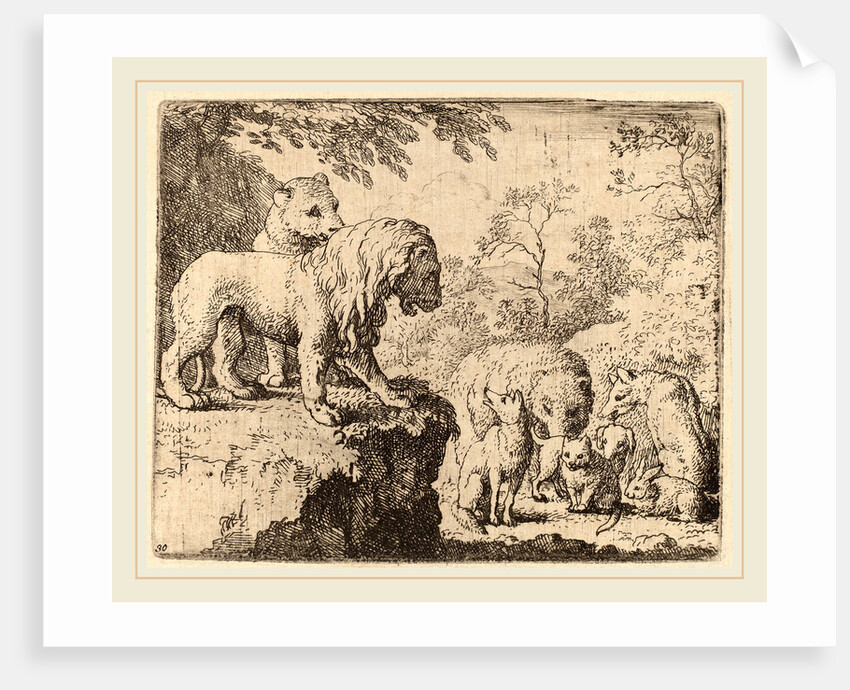 The Lion Pardons Reynard before the Other Animals by Allart van Everdingen