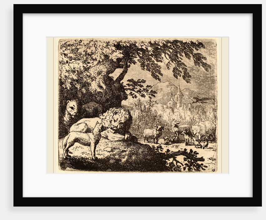 Reynard in Council with the Lion and Lioness by Allart van Everdingen