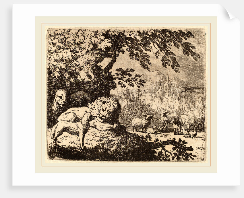 Reynard in Council with the Lion and Lioness by Allart van Everdingen