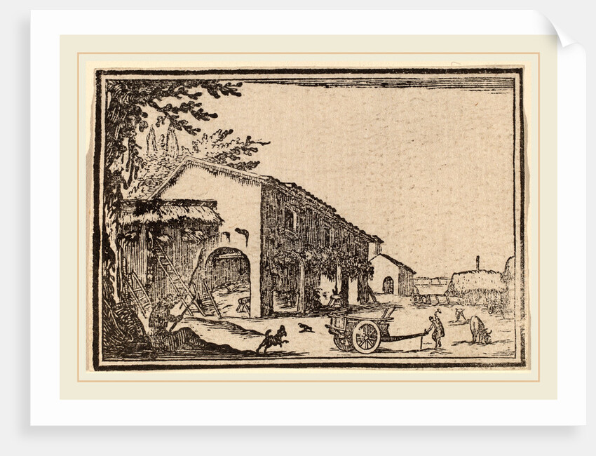 Courtyard of a Farm, 1621 by Edouard Eckman