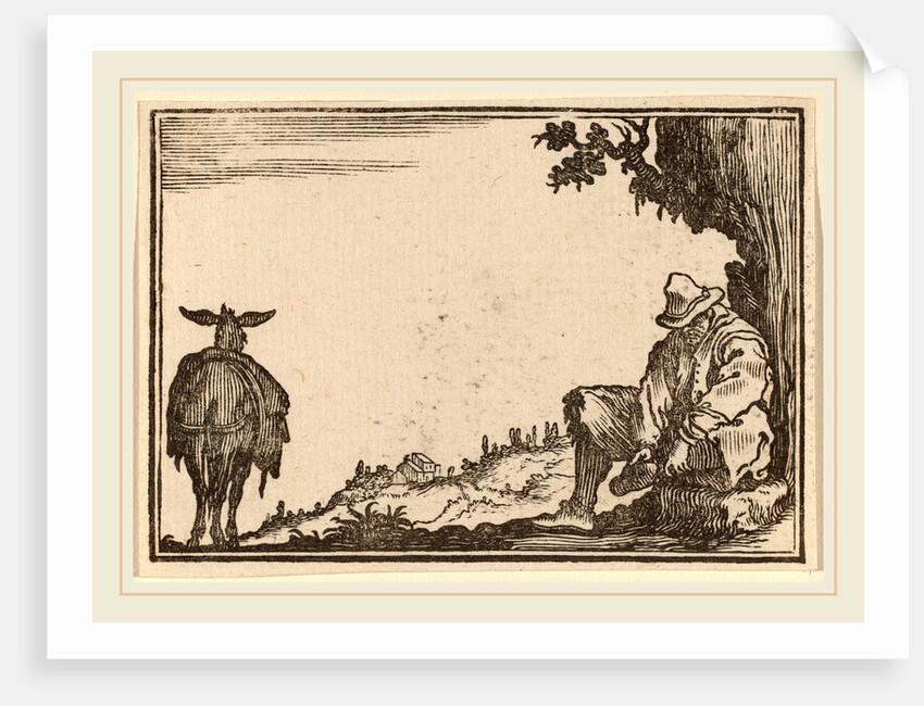 Peasant Removing His Shoe, 1621 by Edouard Eckman