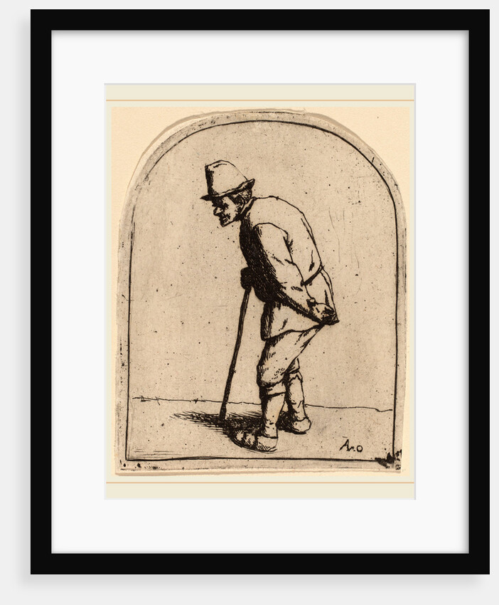 Peasant with a Crooked Back, probably 1675 by Adriaen van Ostade