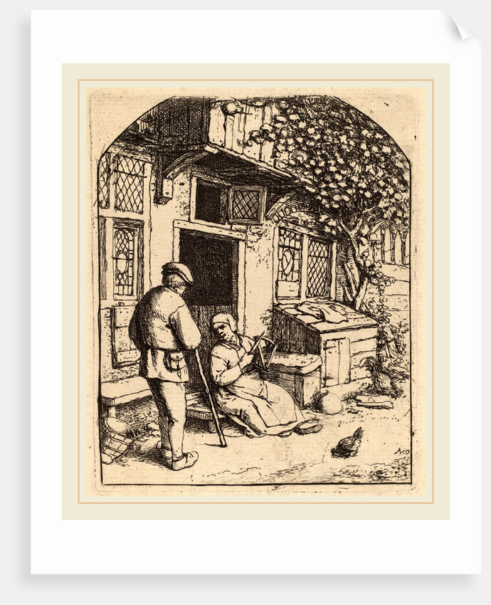 Woman Winding upon a Reel, probably 1684 by Adriaen van Ostade