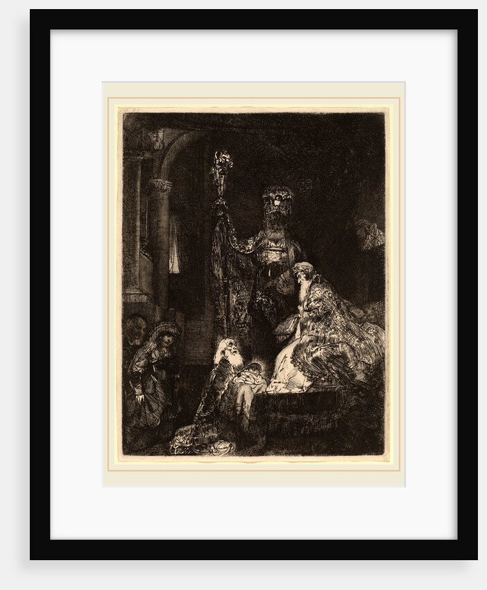 The Presentation in the Temple in the Dark Manner, c. 1654 by Rembrandt van Rijn