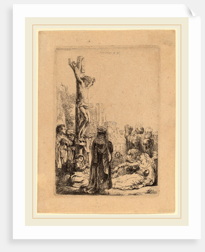 The Crucifixion: Small Plate, c. 1635 by Rembrandt van Rijn