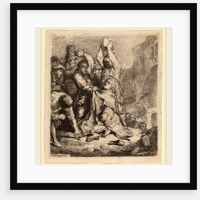 The Stoning of Saint Stephen, 1635 by Rembrandt van Rijn
