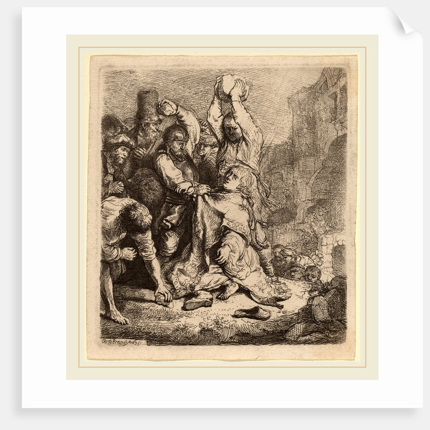 The Stoning of Saint Stephen, 1635 by Rembrandt van Rijn
