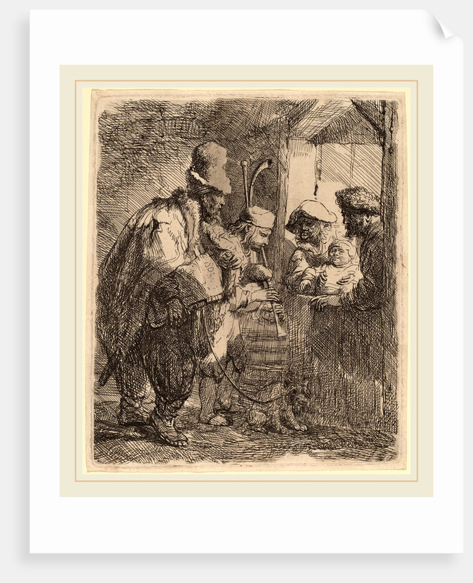 The Strolling Musicians, c. 1635 by Rembrandt van Rijn